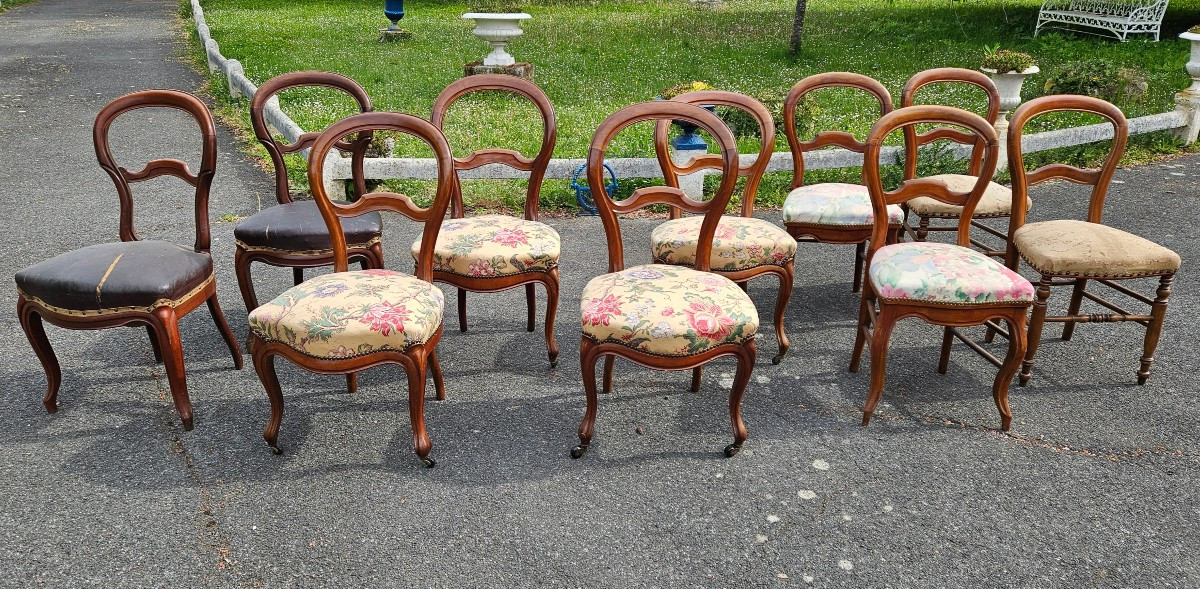 10 Chairs  Louis Philippe