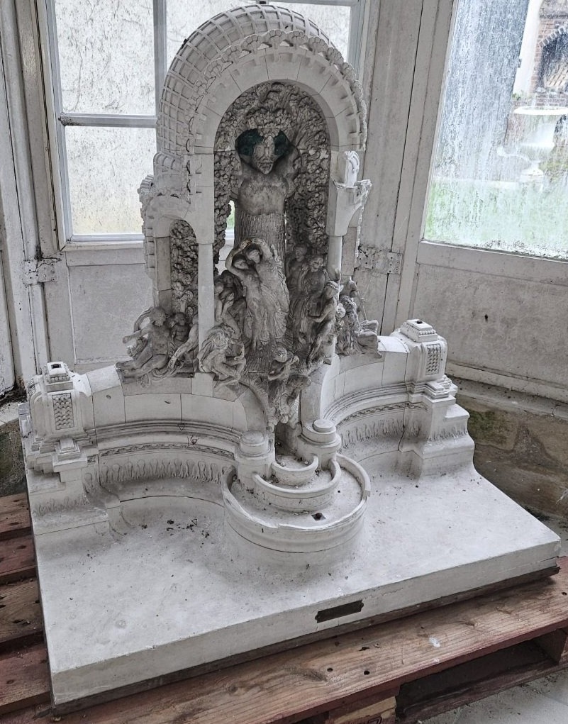 Maurice Maignan 1872 -1946  -  Sculpture : La fontaine du dieu Pan.-photo-2