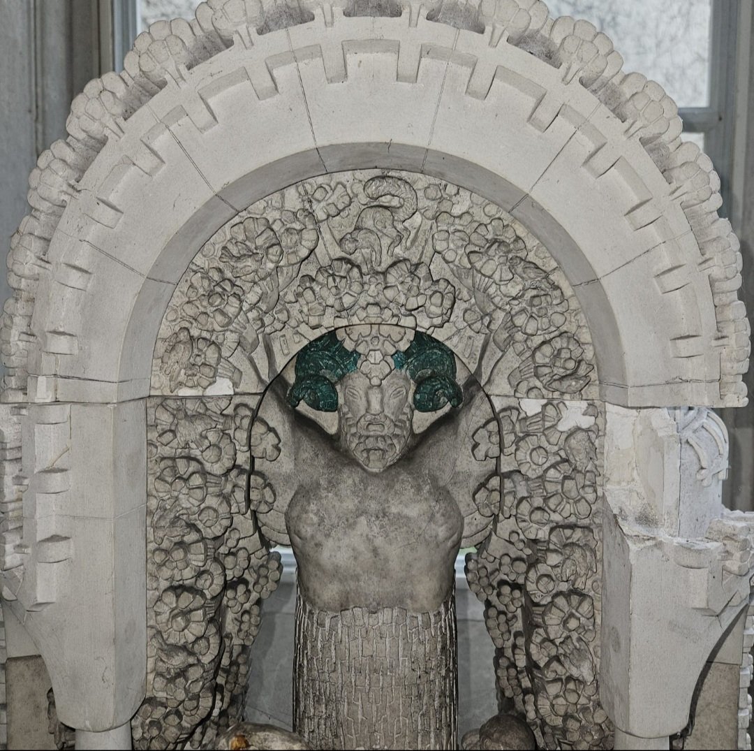 Maurice Maignan 1872 -1946  -  Sculpture : La fontaine du dieu Pan.-photo-3