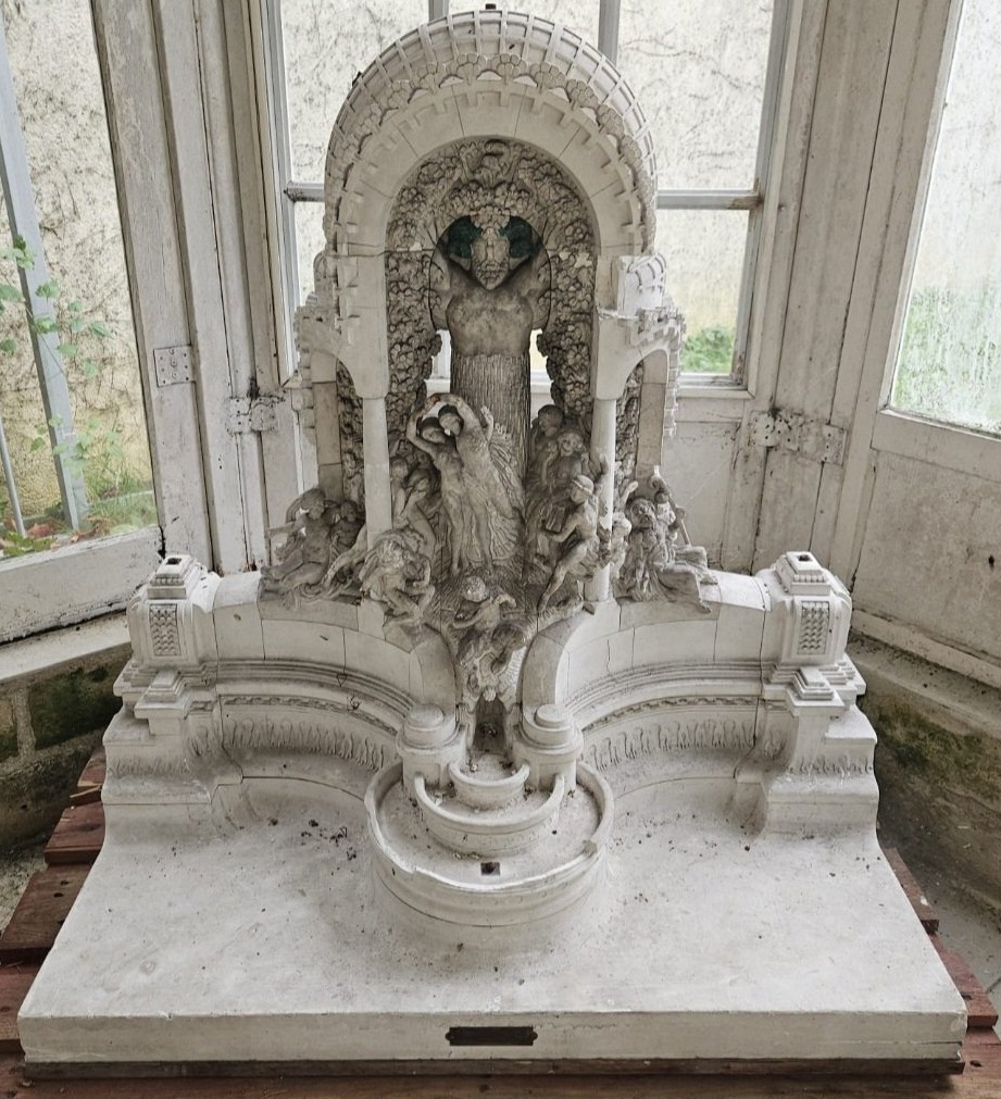 Maurice Maignan 1872 -1946  -  Sculpture : La fontaine du dieu Pan.