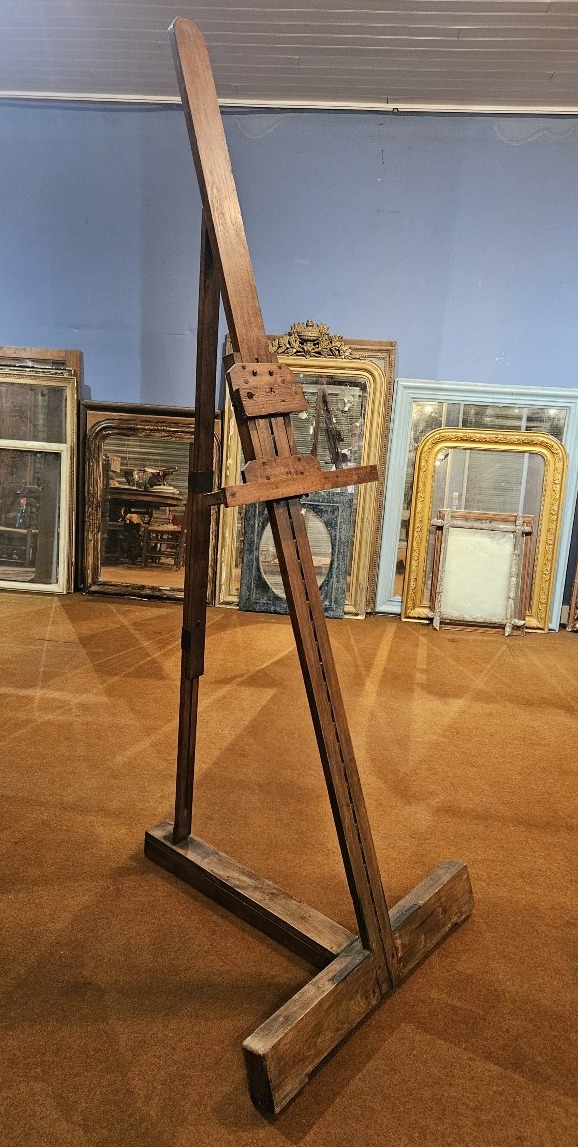 Large, Adjustable Easel From The 19th Century