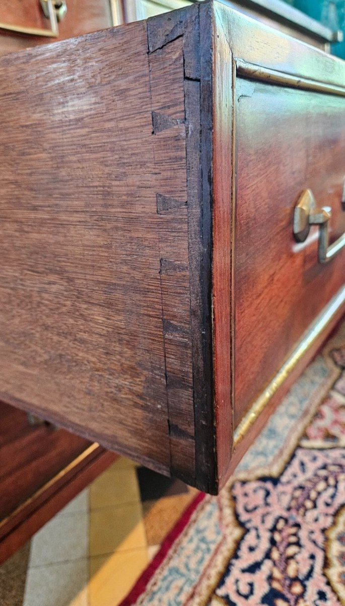 Commode d'époque Louis XVI En Acajou.-photo-5