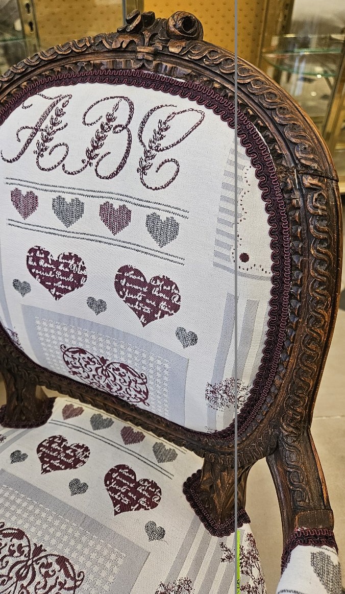Fauteuil d'Enfant De Style Louis XVI. Fin XIXème Siècle.-photo-2