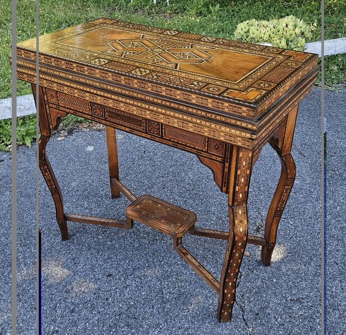 Table à jeux syrienne début XX siècle.-photo-3