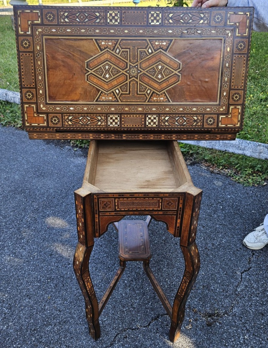 Table à jeux syrienne début XX siècle.-photo-4