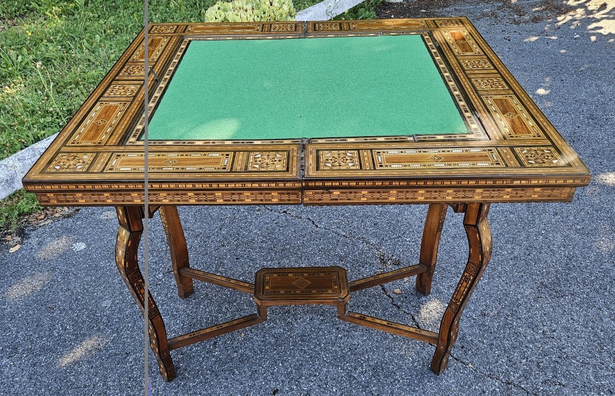 Table à jeux syrienne début XX siècle.-photo-5