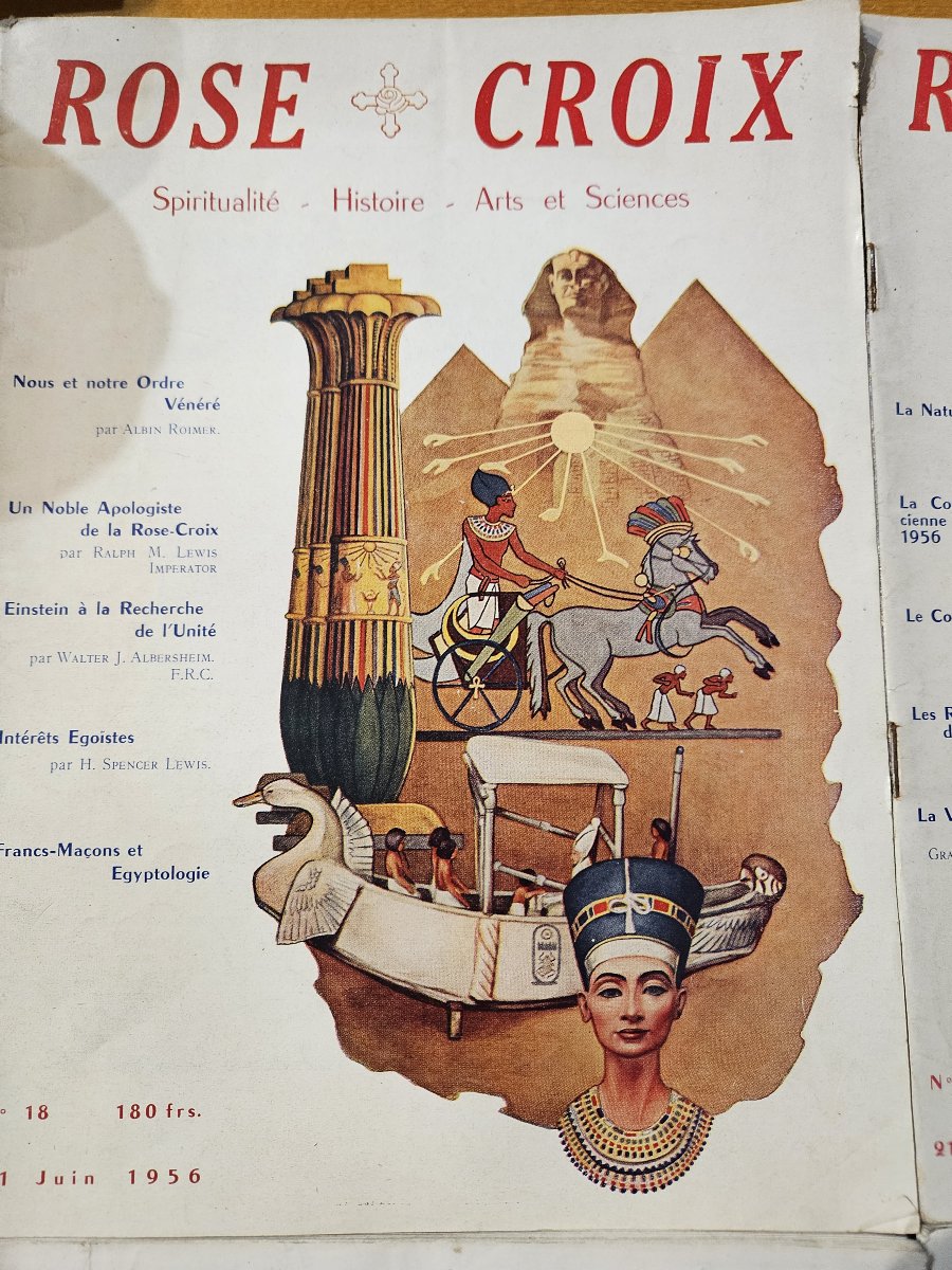 8 revues anciennes « Rose Croix » ,et un document sur  la cathédrale de l’âme.-photo-2