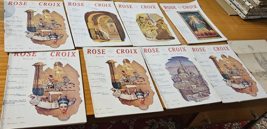 8 revues anciennes « Rose Croix » ,et un document sur  la cathédrale de l’âme.-photo-8