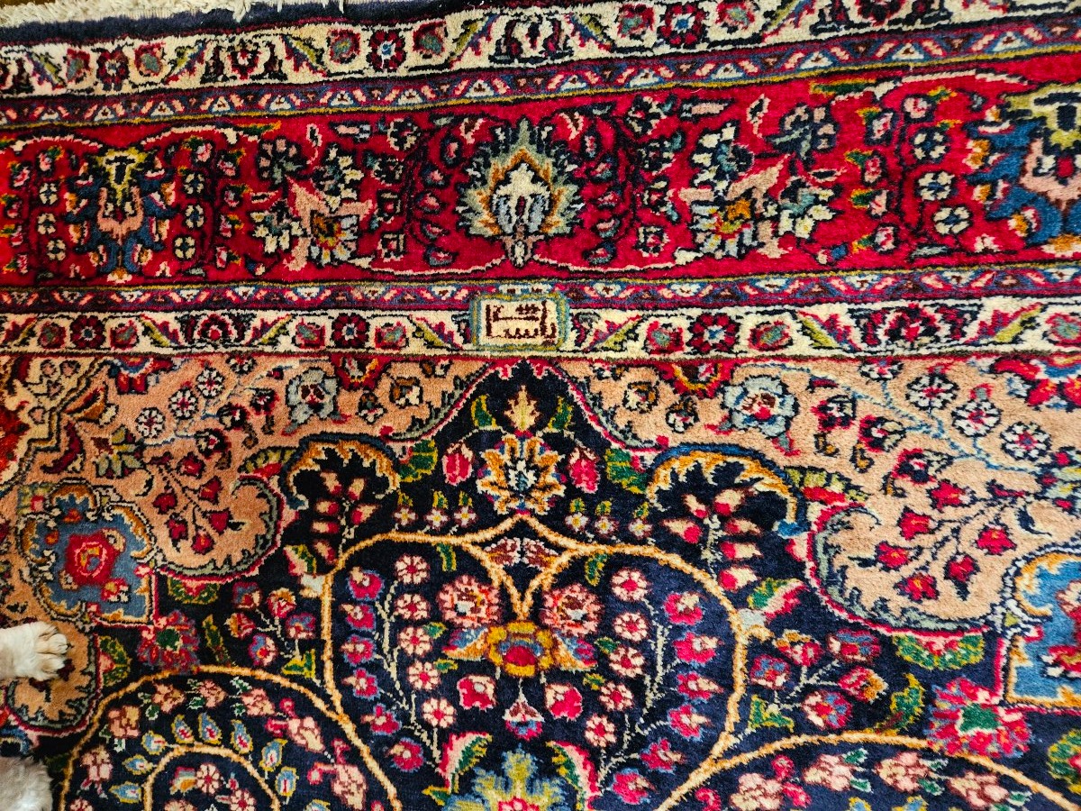 Tapis persan Tabriz . -photo-1