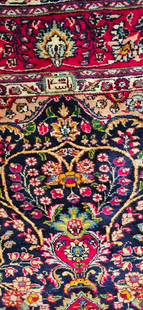 Tapis persan Tabriz . -photo-2