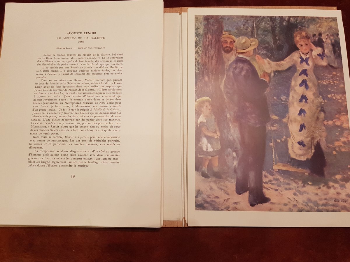 Deux Livres D’art  : Les Impressionnistes De Manet à Cézanne , Et Vincent Van Gogh. 1954-1955.-photo-2