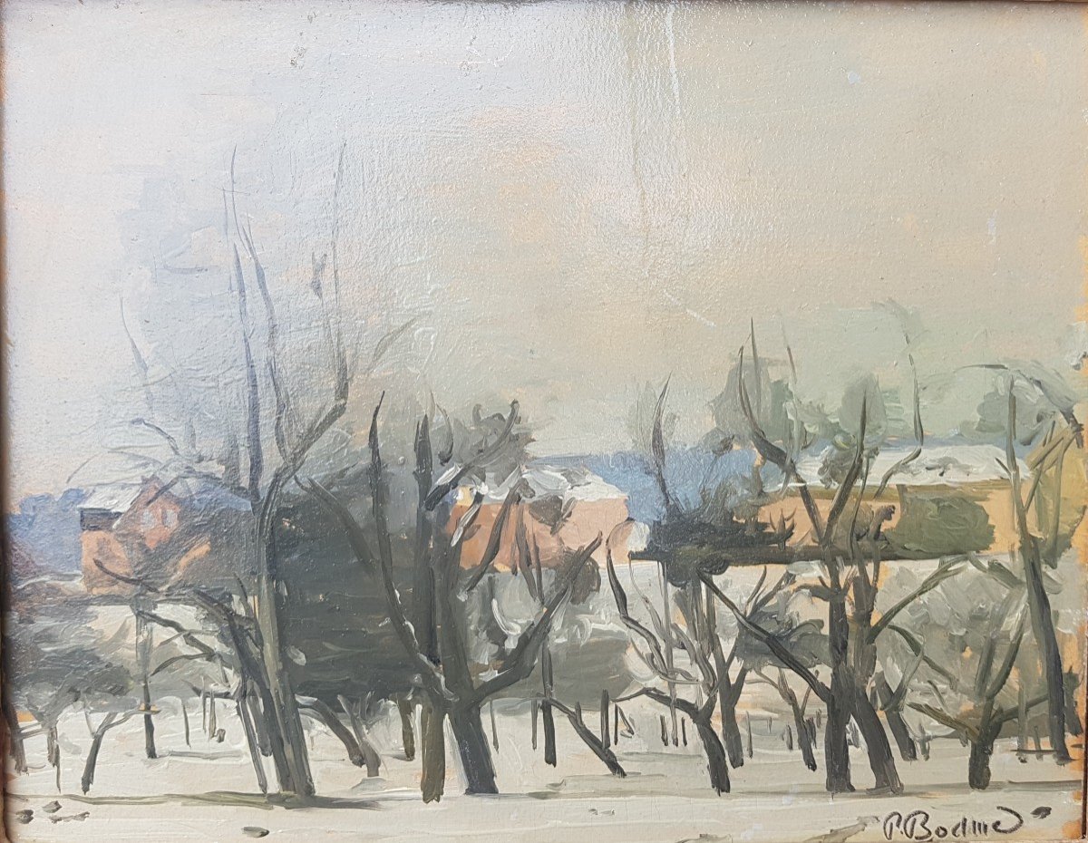 Paul Bodmer: Winter Landscape.-photo-2