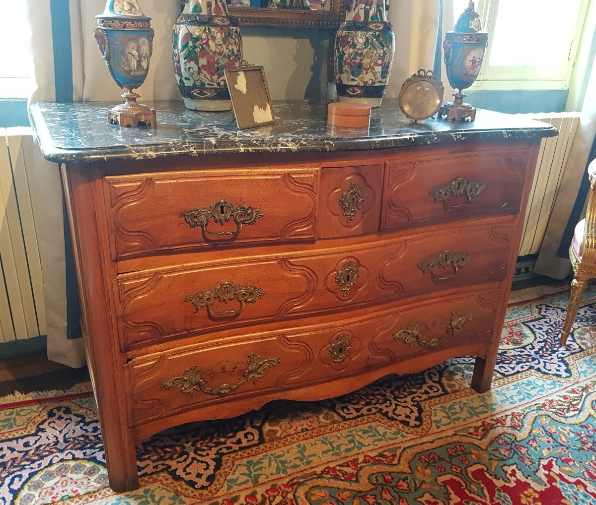 Parisian Commode Regency Walnut.-photo-2