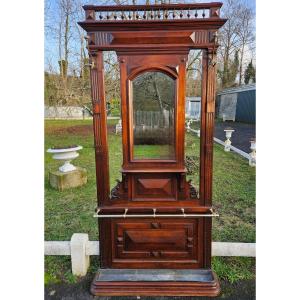 Napoleon III Cloakroom In Walnut.