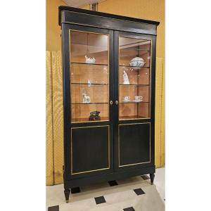 Napoleon III Period Display Bookcase.