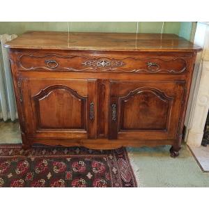 Regional Buffet With Two Doors In Fruit Wood From The XIXth Century