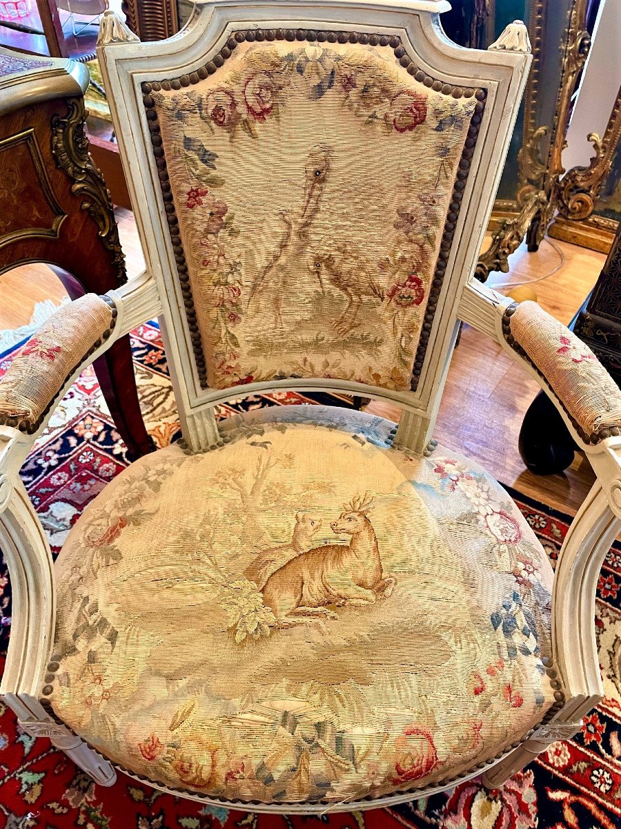 Salon Epoque Louis XVI Tapisseries Fines-photo-5