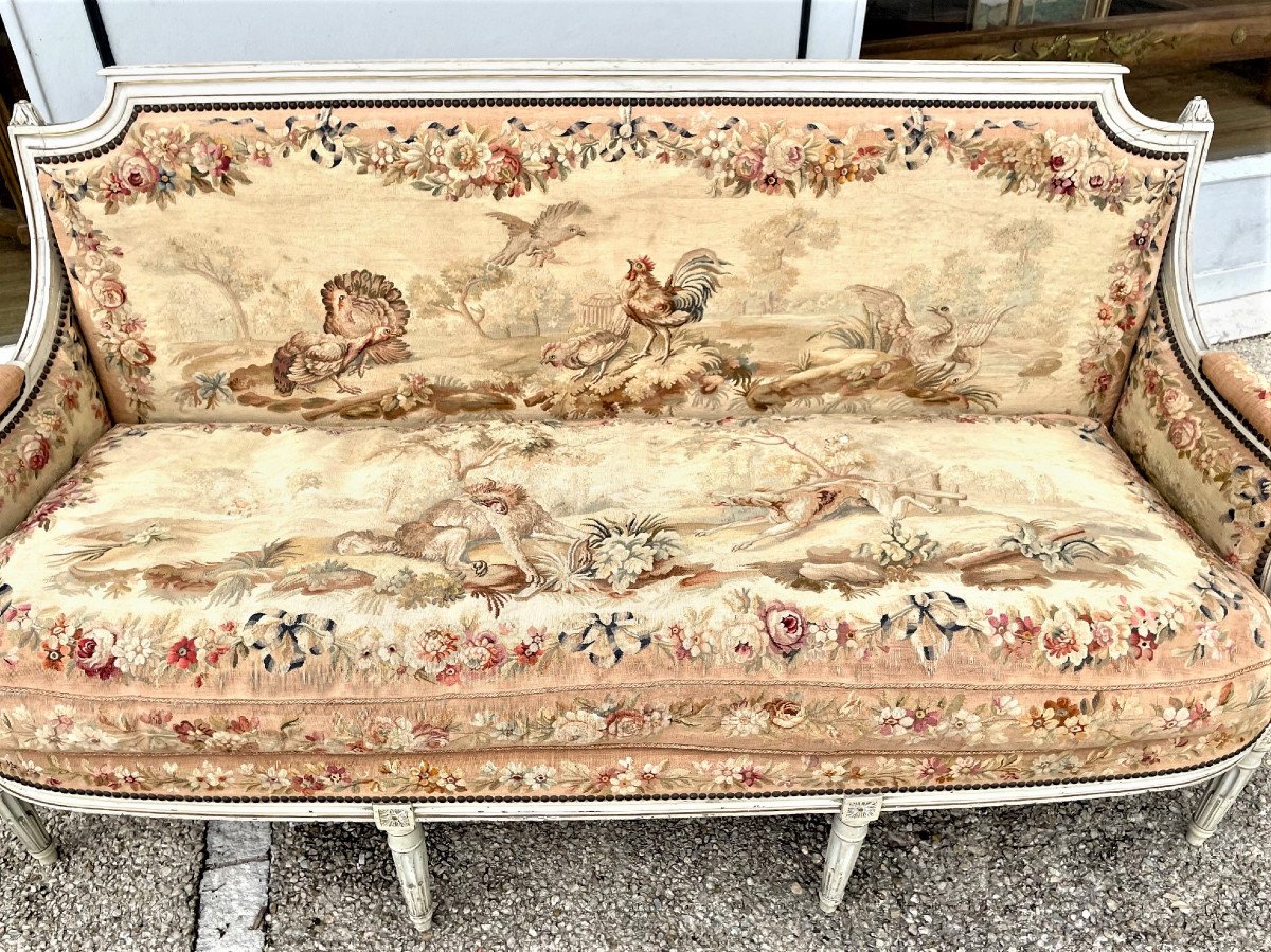 Salon Epoque Louis XVI Tapisseries Fines-photo-7