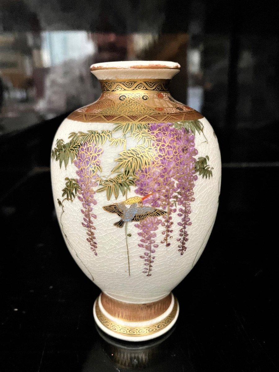 Pair Of Miniature Satsuma Vases-photo-1