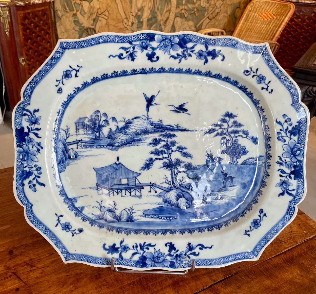 Large 18th Chinese Porcelain Dish