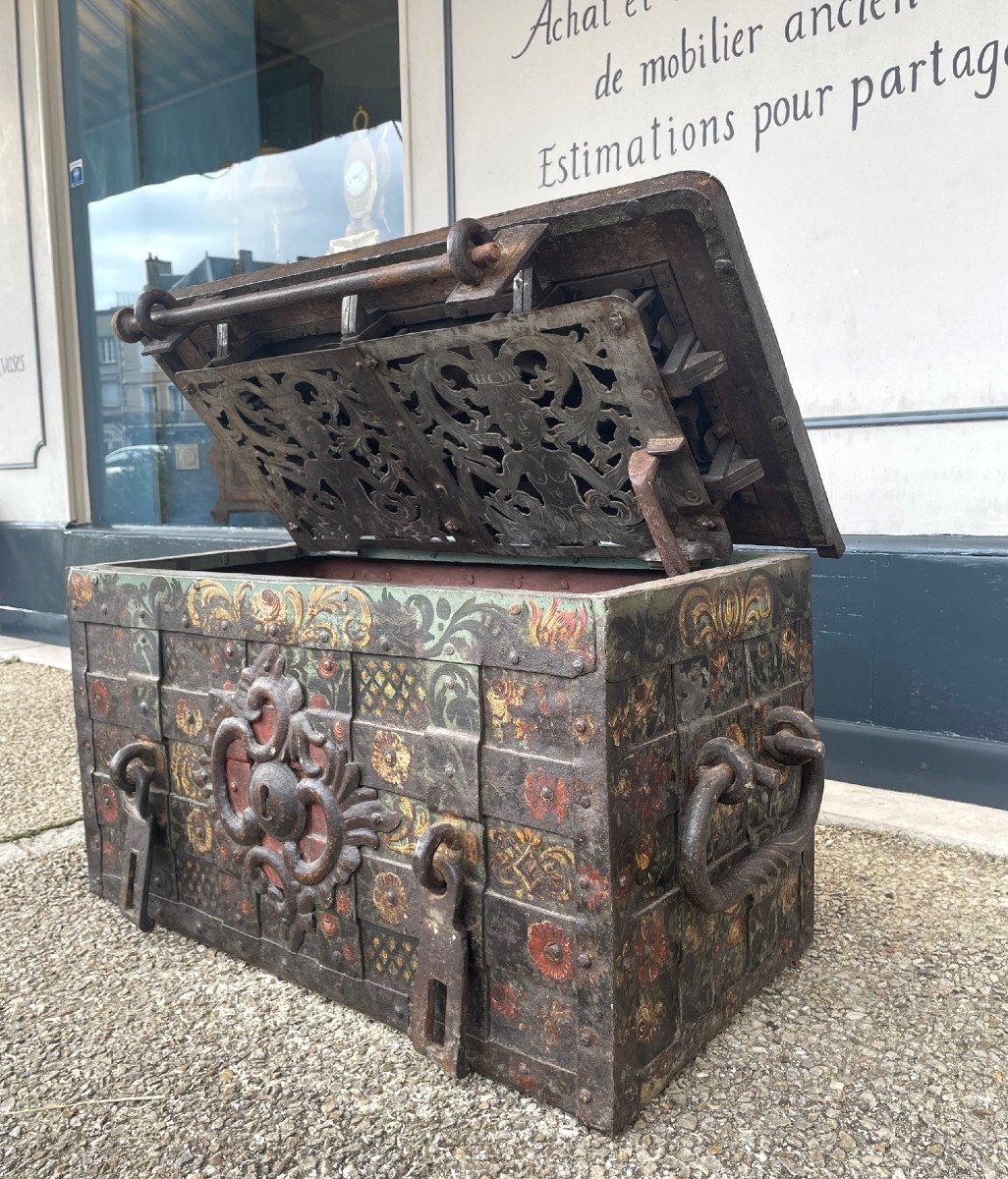 Coffre De Marine, Nuremberg 17eme Siècle-photo-1