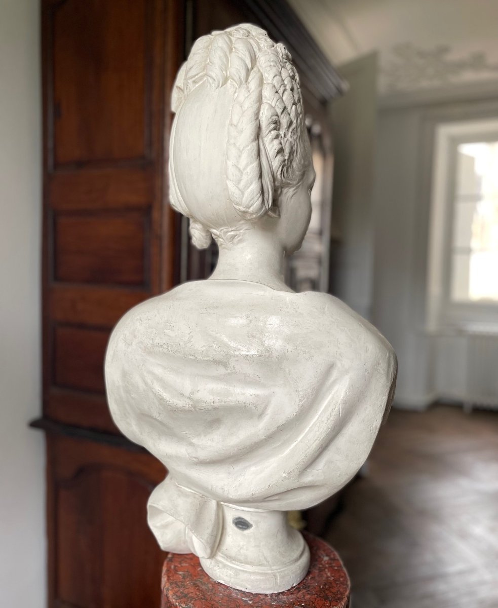 Plaster Bust Of Madame Adelaide-photo-3
