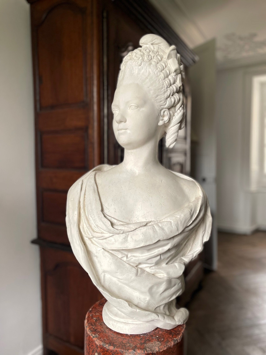 Plaster Bust Of Madame Adelaide