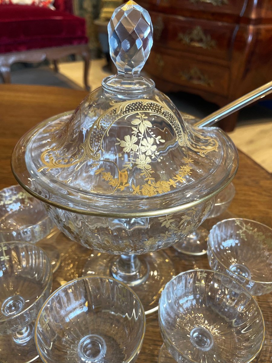 Gold Crystal Punch Set-photo-3