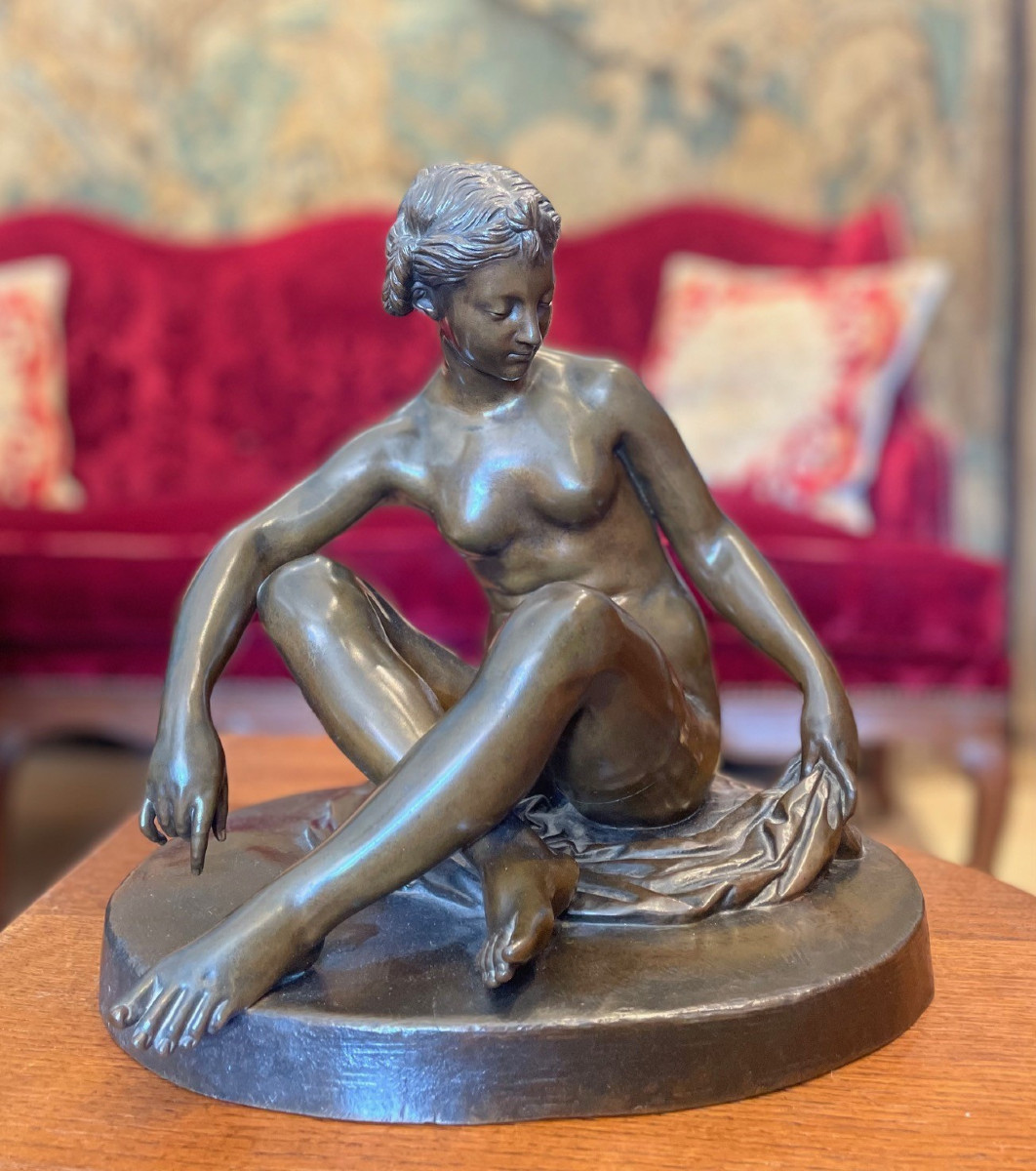 Venus Assise, Bronze Vers 1840
