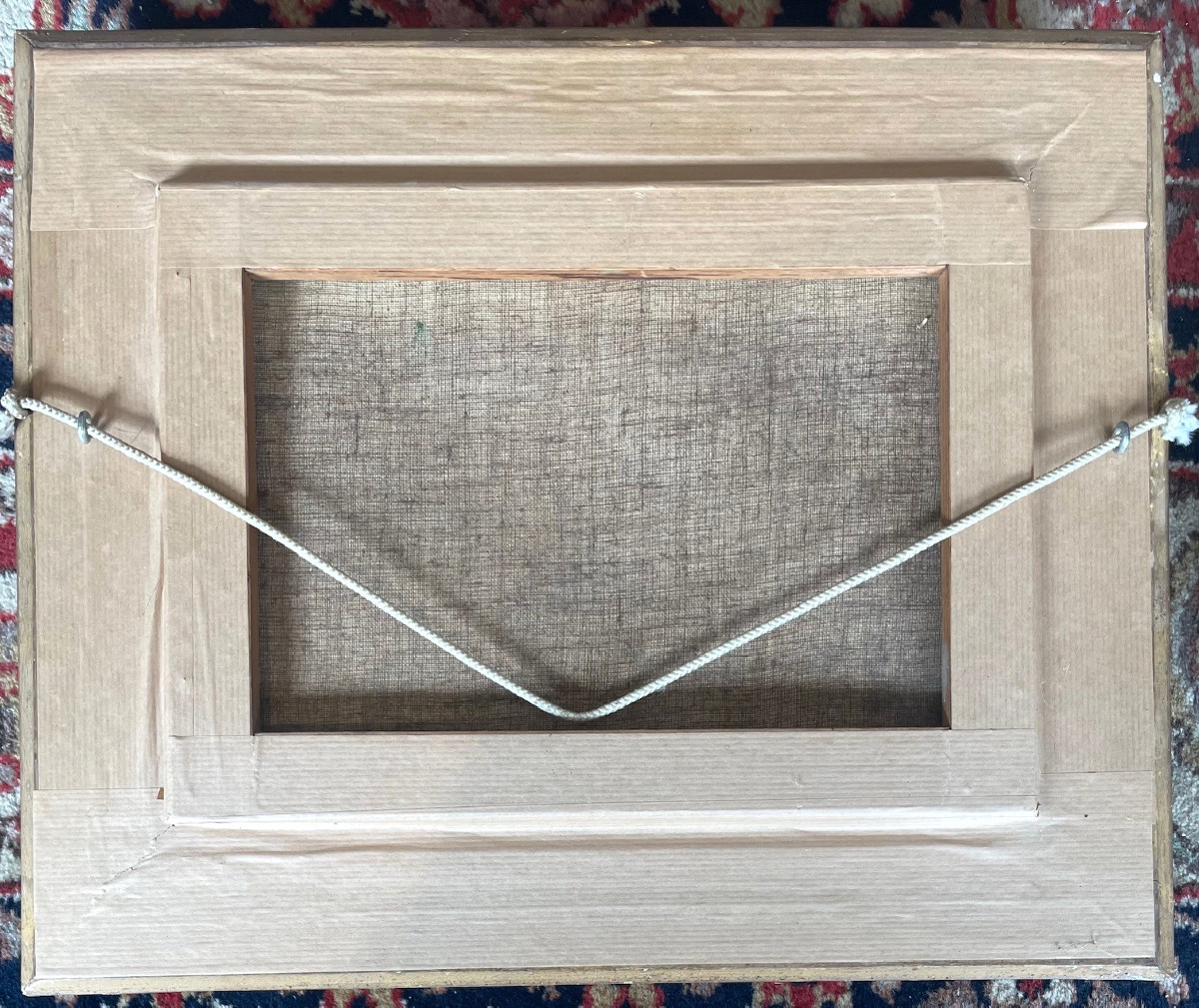 paire d'huiles sur toiles, etudes de paysage-photo-1