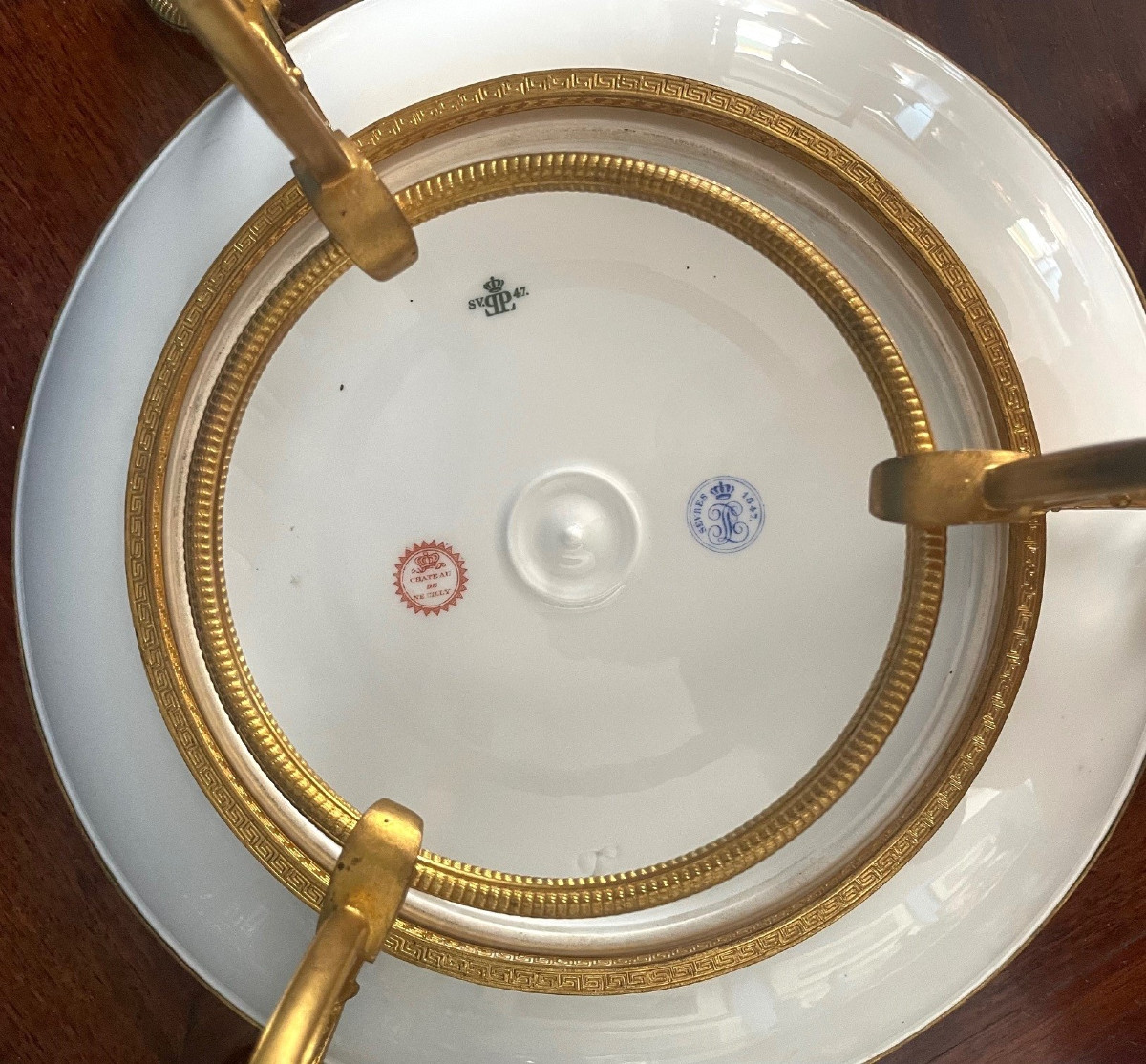Coupe en porcelaine de Sevres des collections de Louis-Philippe, 1847-photo-3