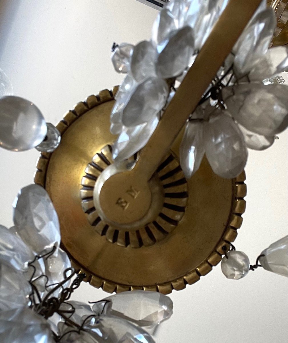 Large Chandelier By Eugene Mottheau-photo-4