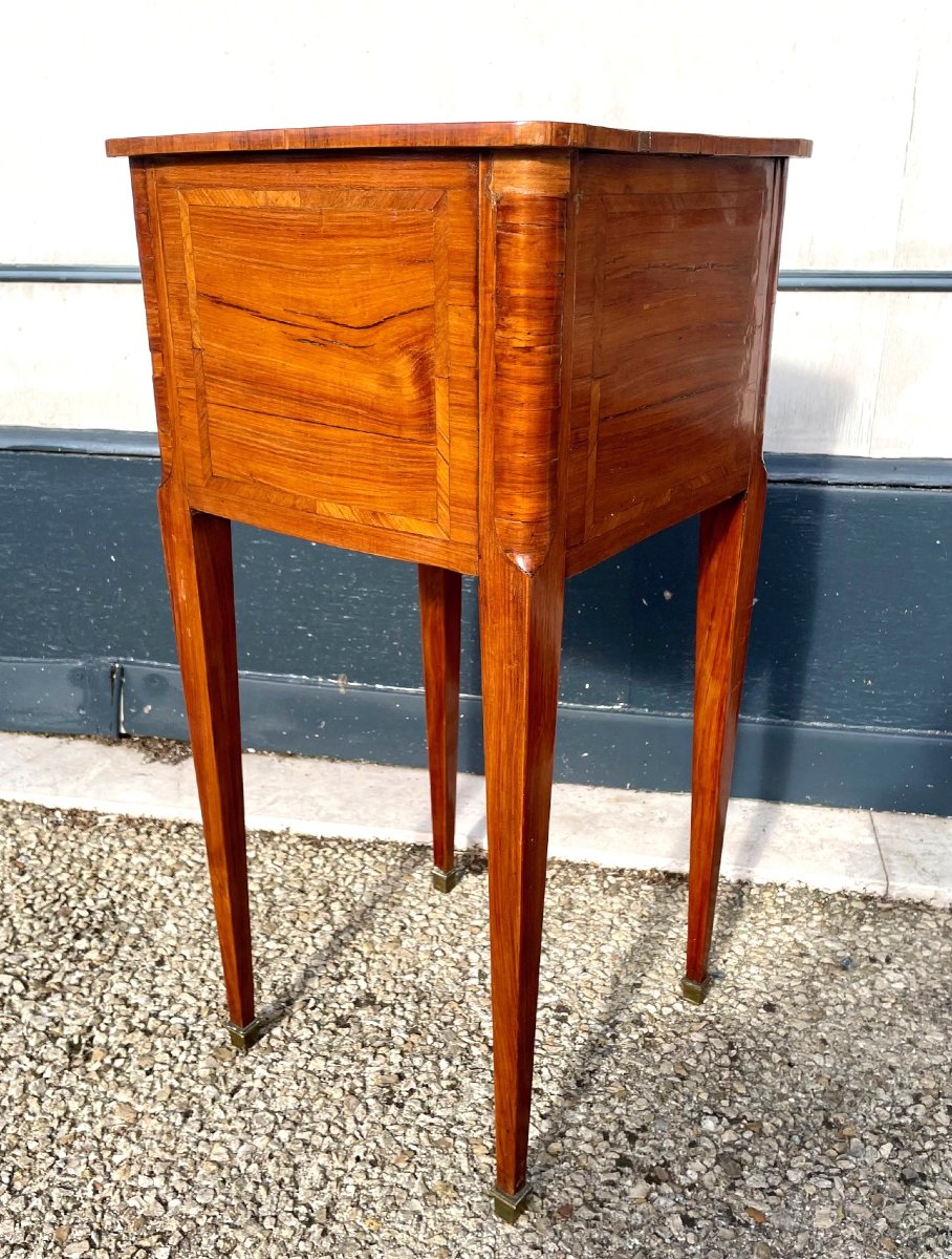 Table chiffonniere d'époque Louis XVI-photo-4