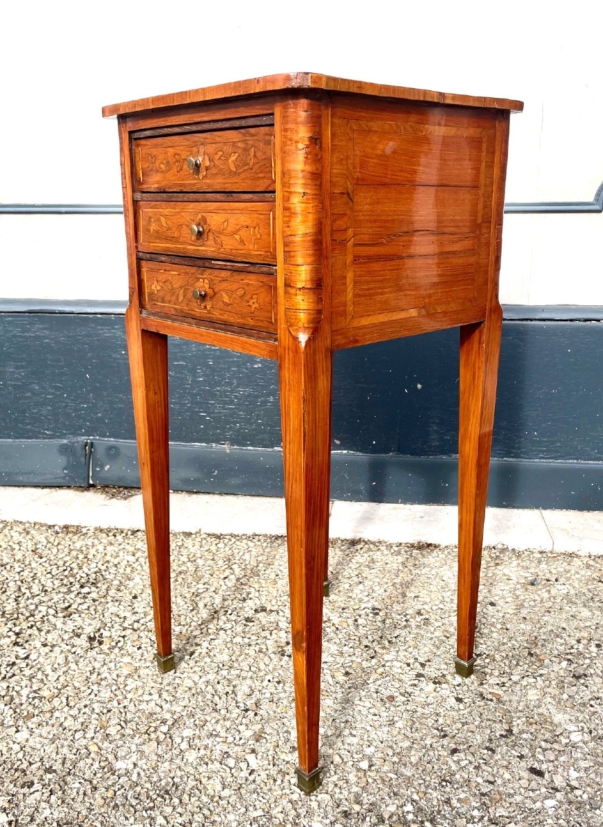 Table chiffonniere d'époque Louis XVI