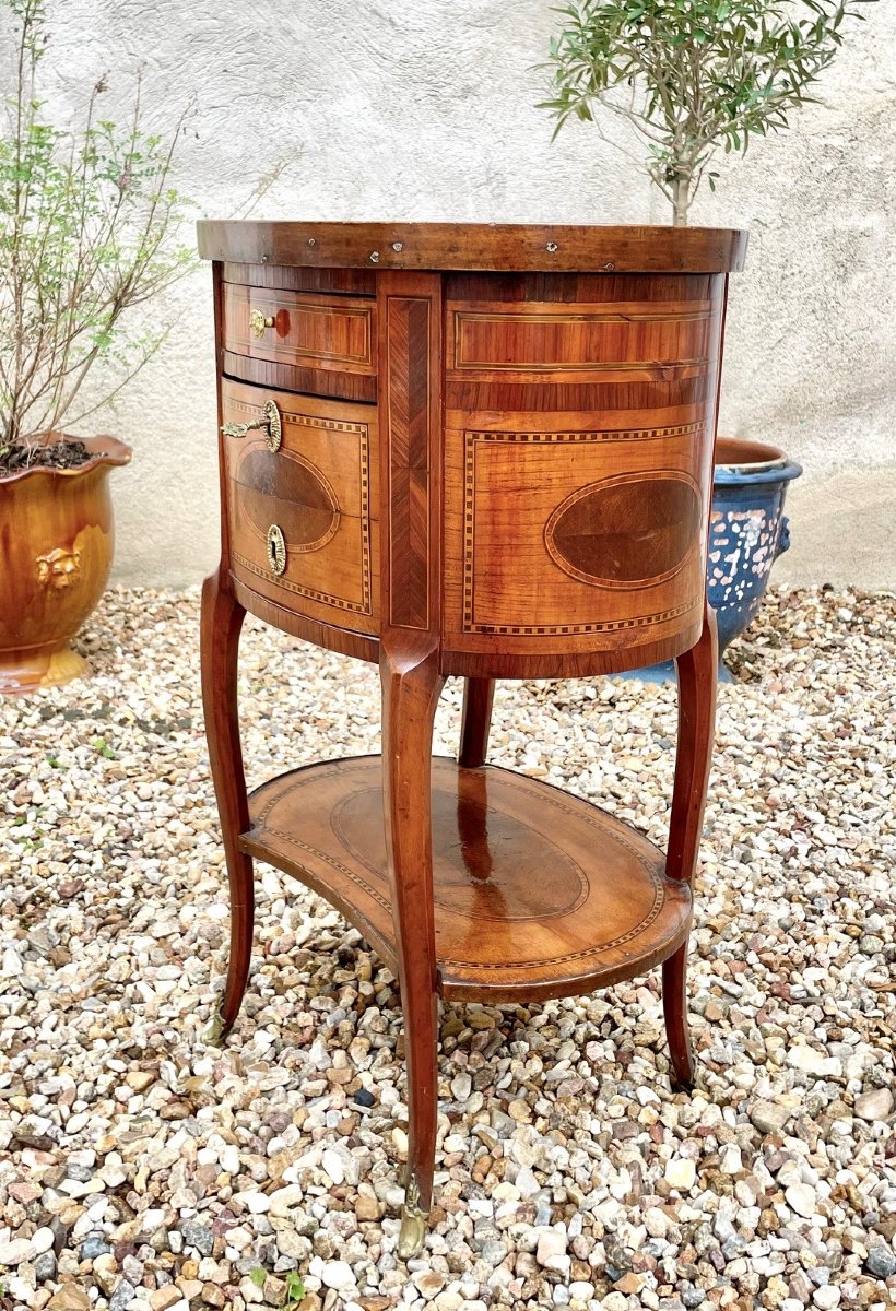 Table chiffonniere d'époque Louis XVI, Jean-François Hache-photo-3
