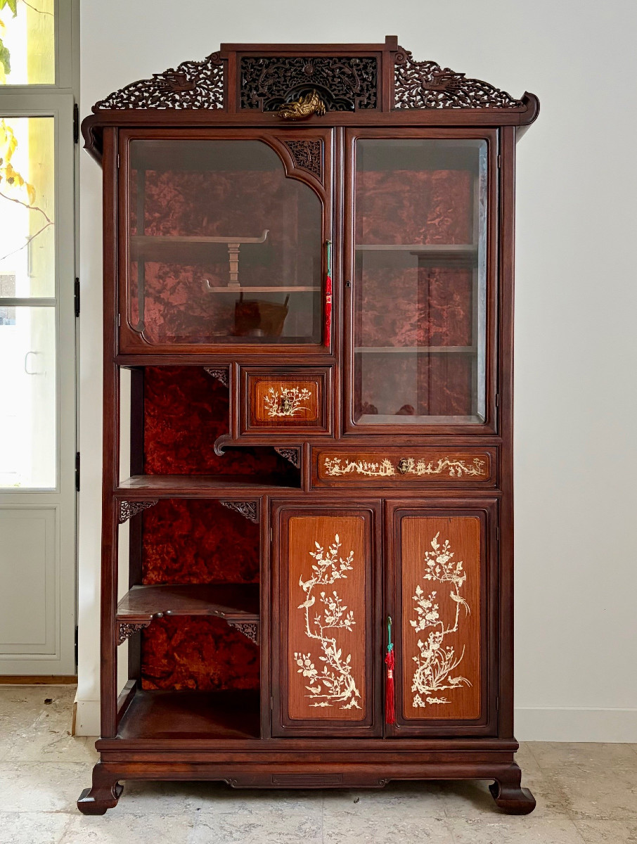 Vitrine chinoisante Gabriel Viardot