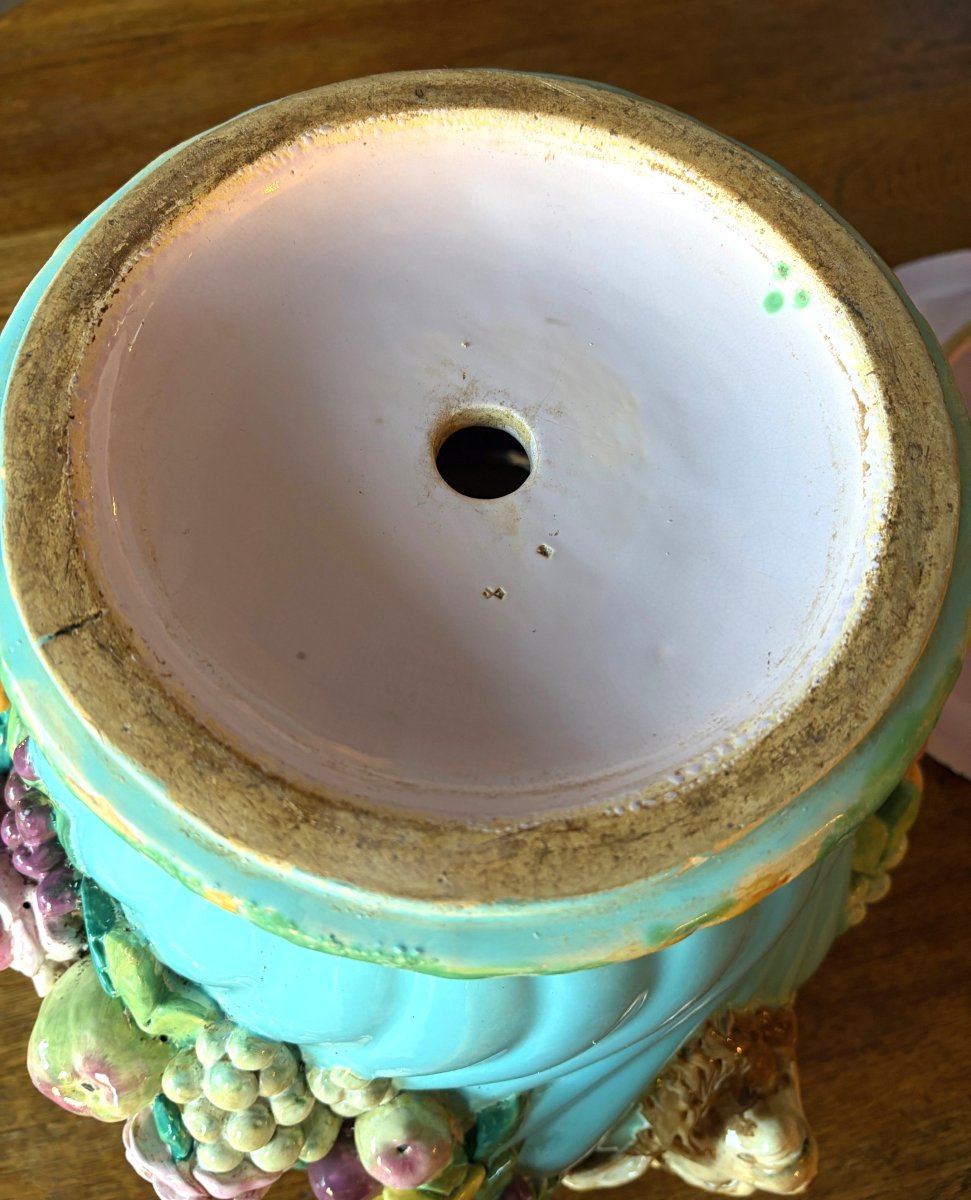 Large Ceramic Planter From Minton-photo-2