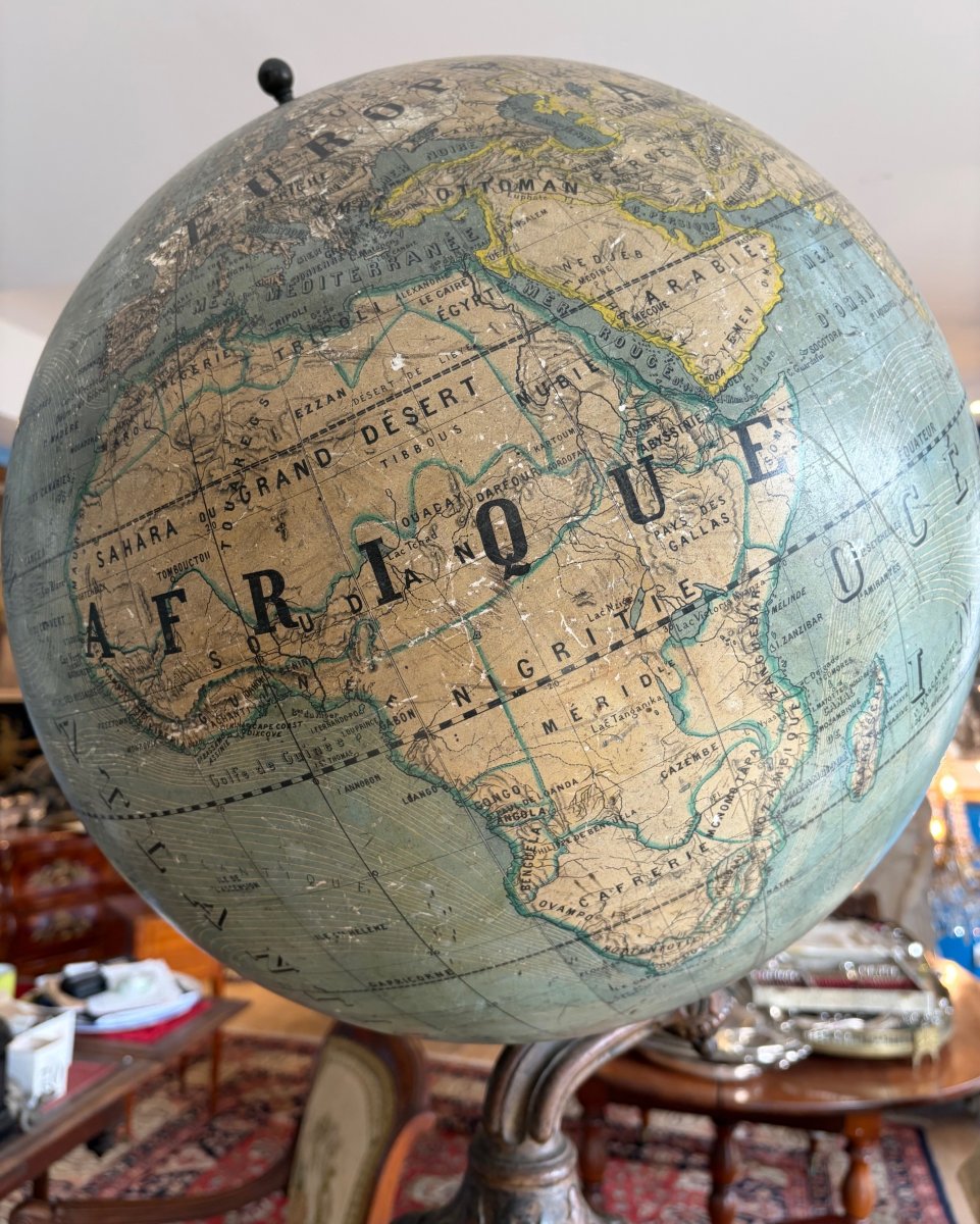 Large 19th-century Globe-photo-3