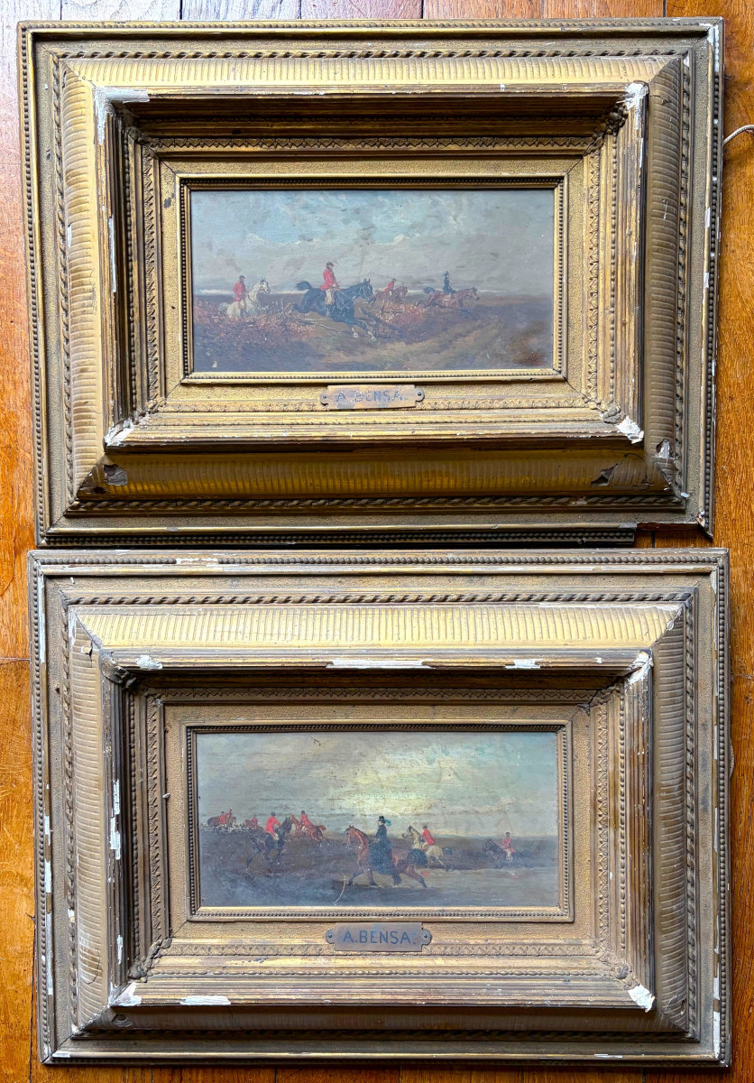 Alexander Von Bensa, l'imperatrice Sissi à la chasse à courre