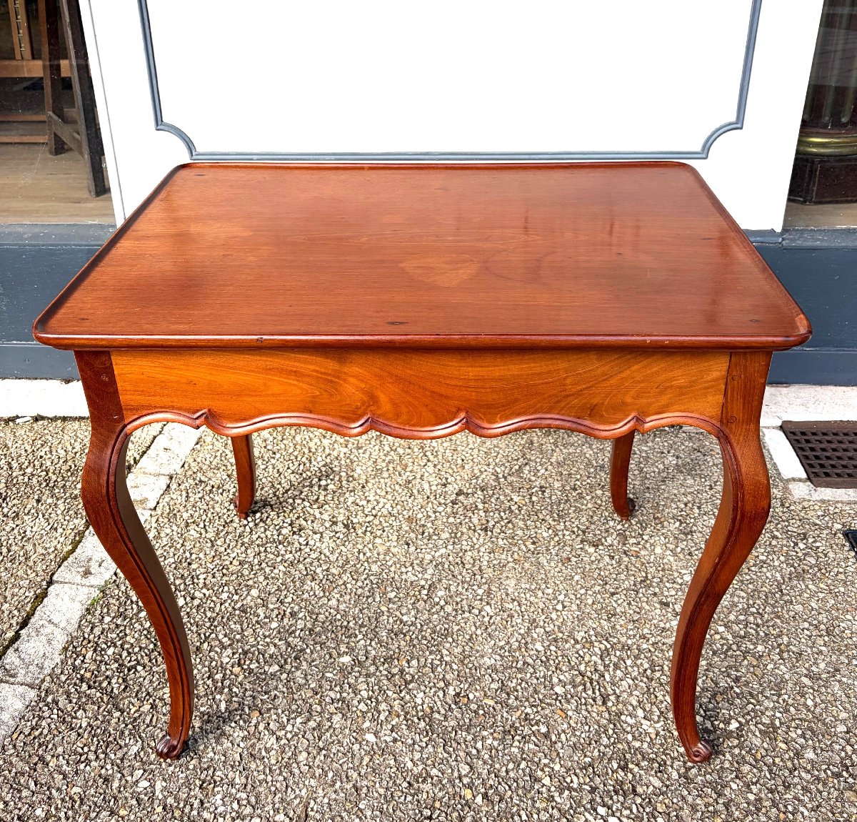 Cabaret Table In Cuban Mahogany, Bordeaux, 18th Century-photo-2