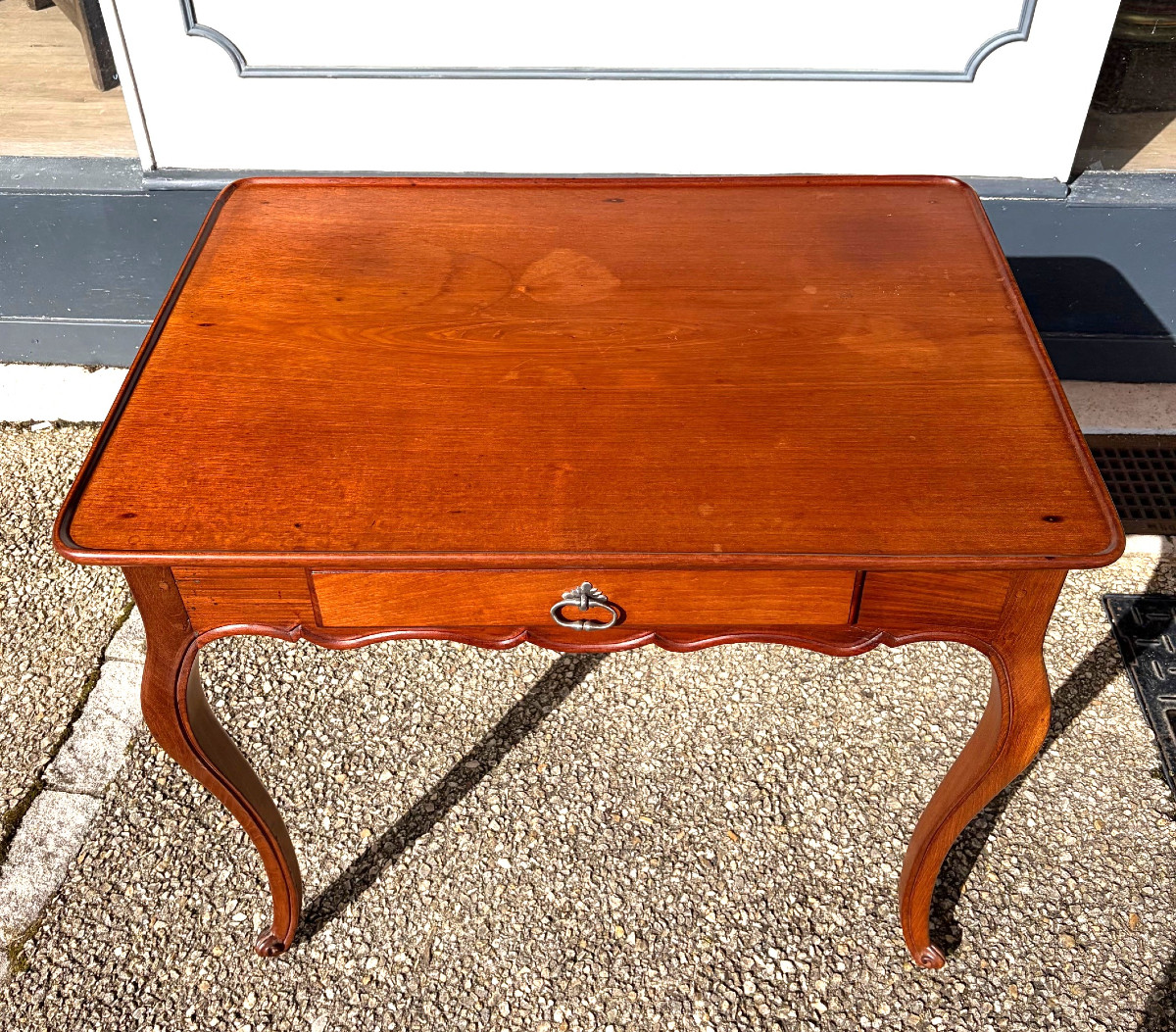 Cabaret Table In Cuban Mahogany, Bordeaux, 18th Century-photo-4