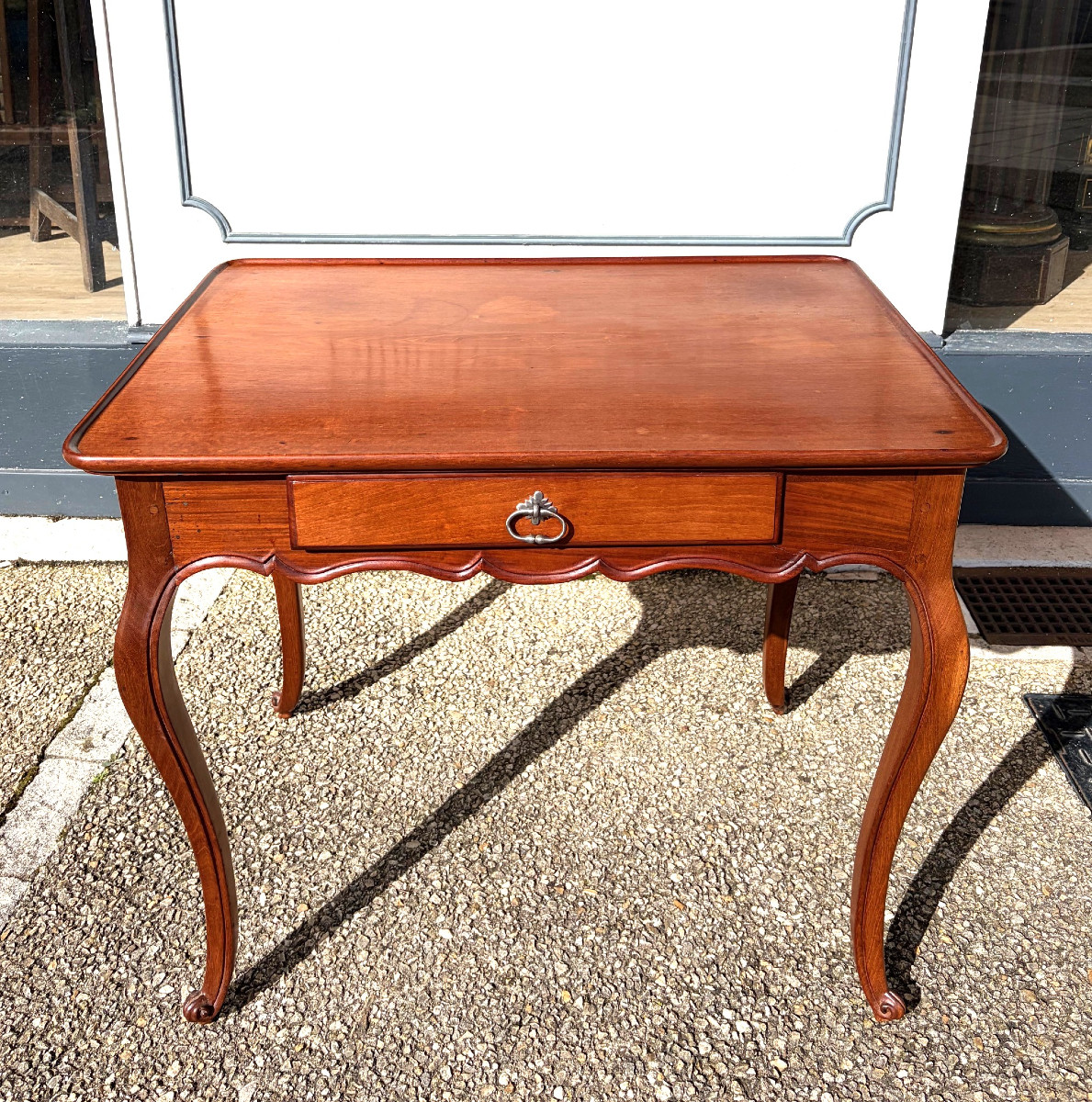 Cabaret Table In Cuban Mahogany, Bordeaux, 18th Century