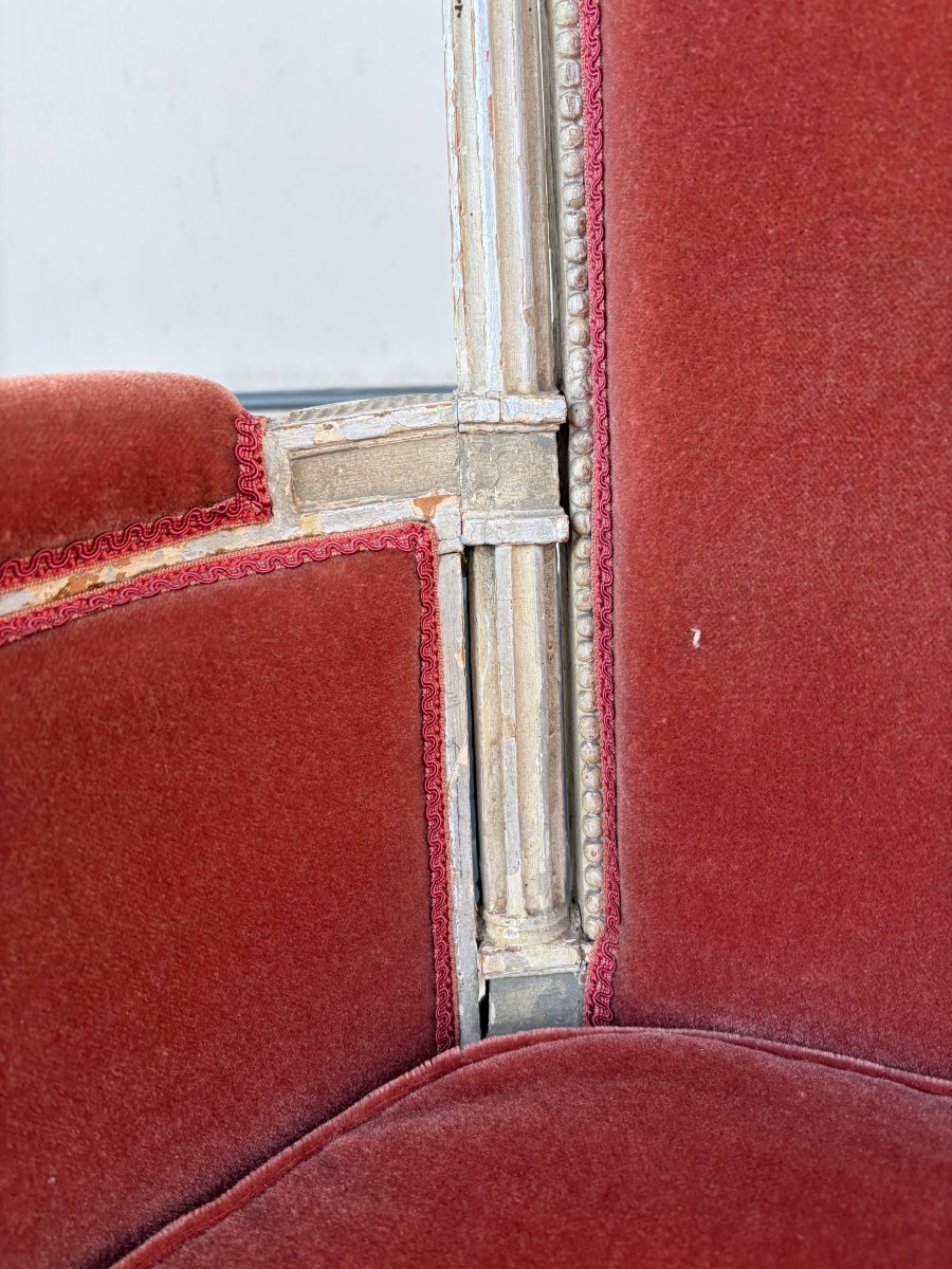 Pair Of 18th-century Bergère Chairs With Detached Columns-photo-1