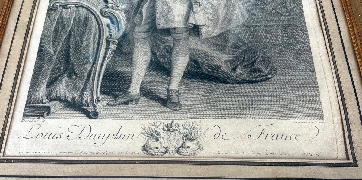 The Dauphin Of France, 18th-century Engraving-photo-3
