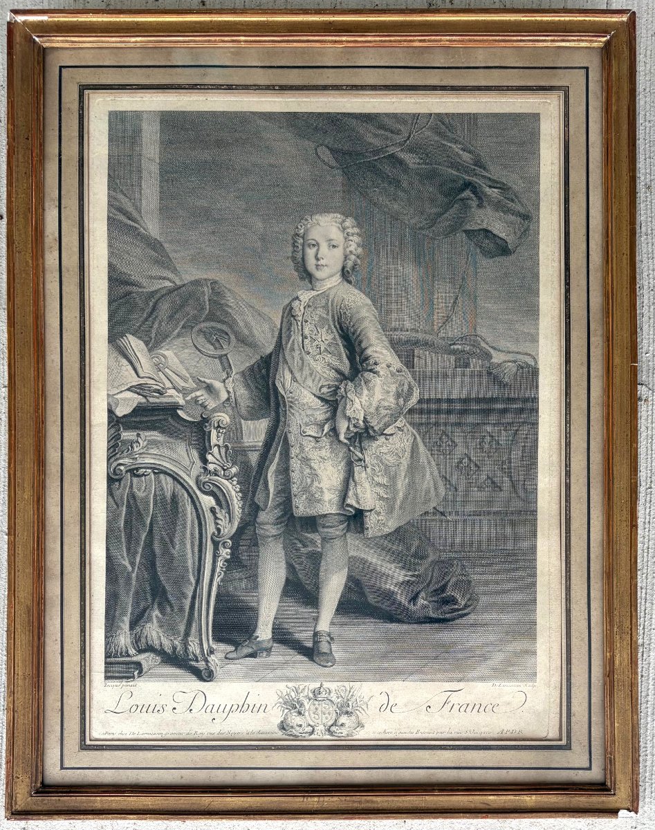The Dauphin Of France, 18th-century Engraving