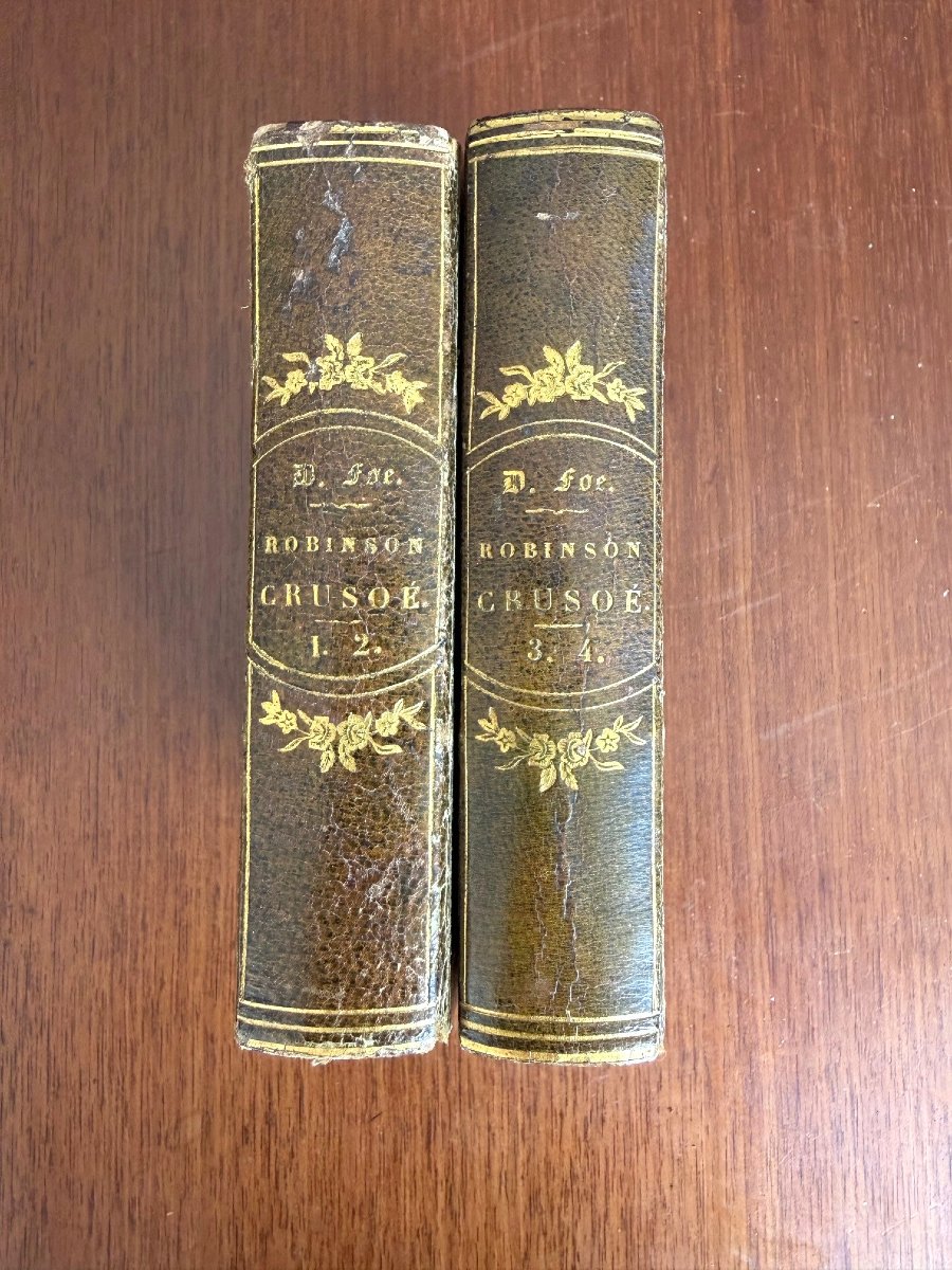 Robinson Crusoe, 1827, With Bookplate