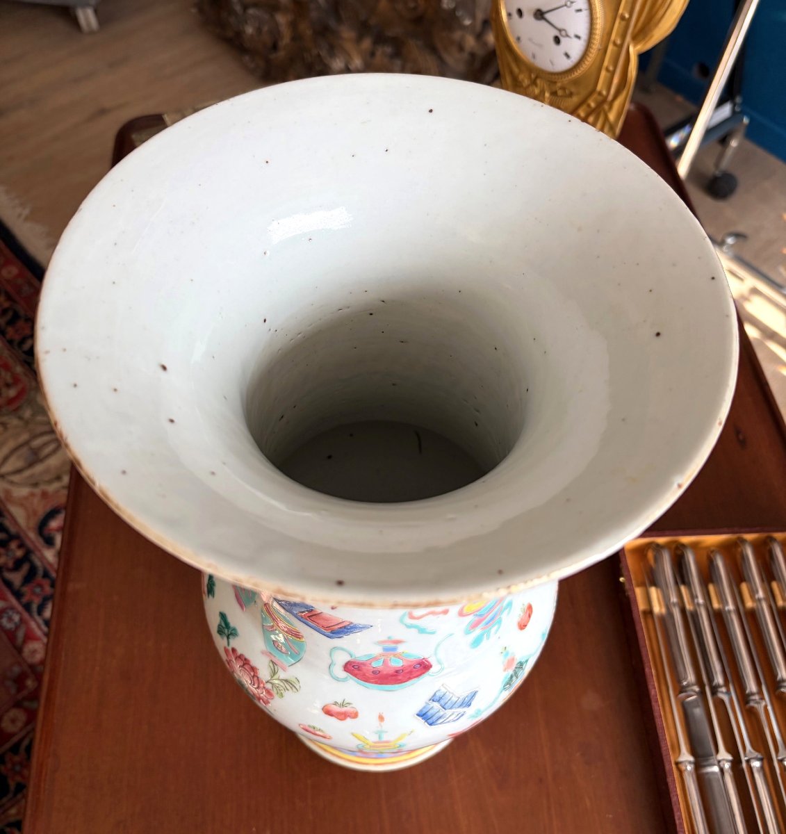 Chinese Vase With Scholars' Artifacts-photo-3
