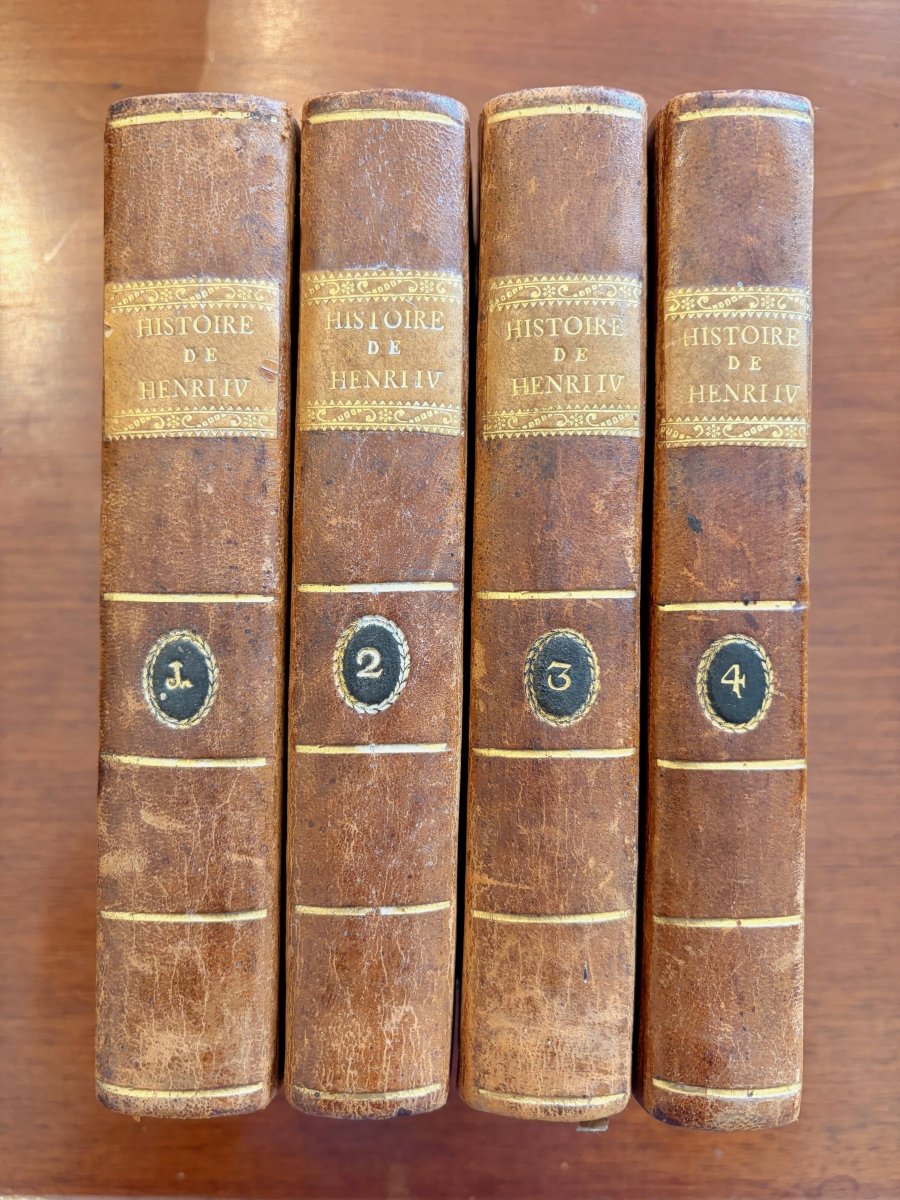 Histoire de la vie d'henri IV, 4 volumes, 1777