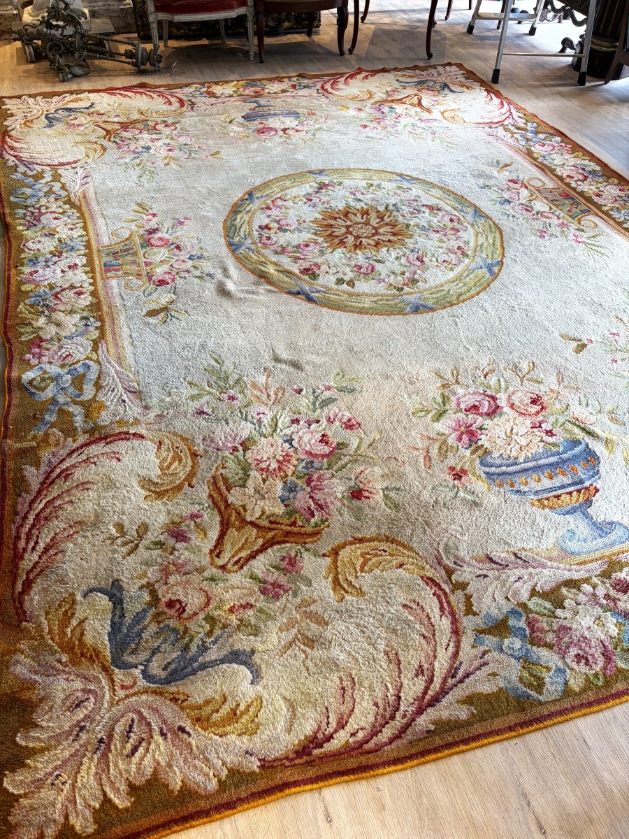 Grande Savonnerie d'Aubusson Napoleon III-photo-2