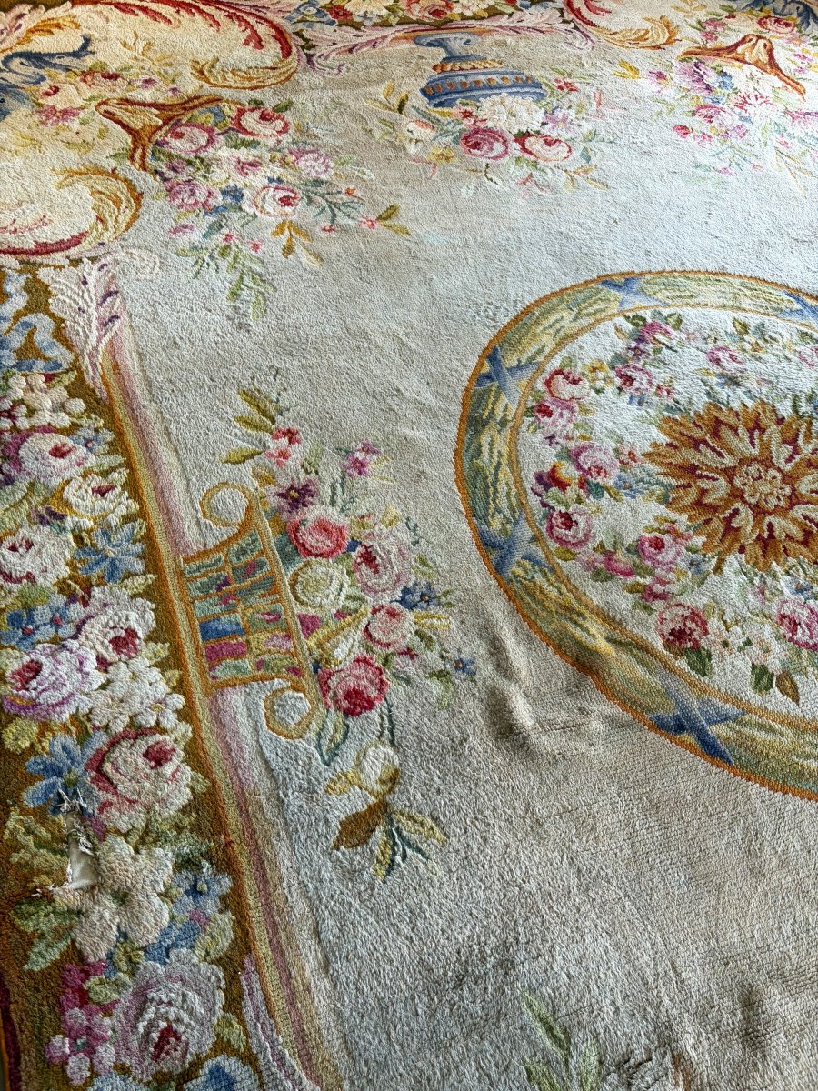 Grande Savonnerie d'Aubusson Napoleon III-photo-3